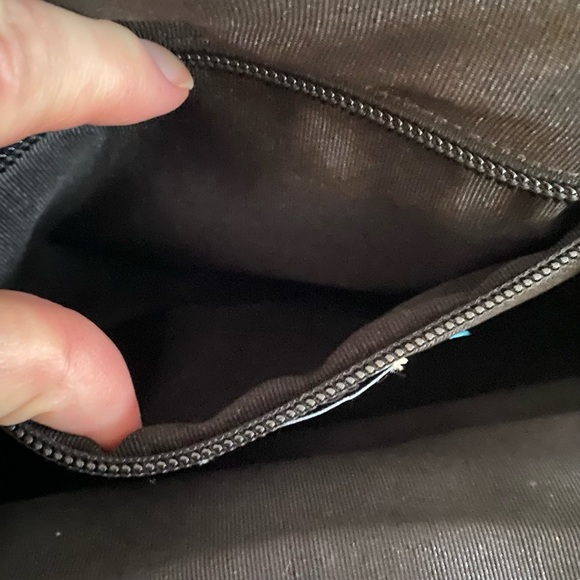 Stunning Glenda Gies Large Chenille Black & Creme Purse Handbag - No Straps - Picture 8 of 10